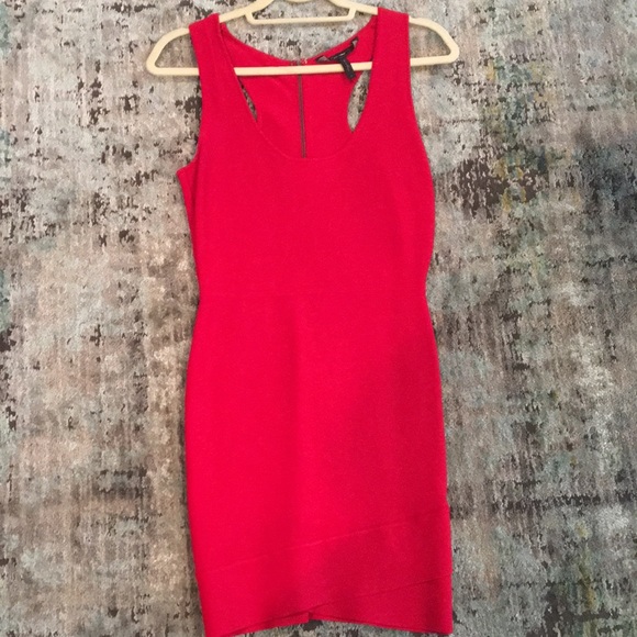 BCBG Maxazria Gisela Red Bandage Dress - Picture 2 of 5